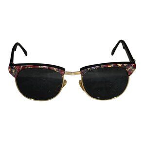 Anne Klein II For Riviera Gold Rim Vintage Sunglasses